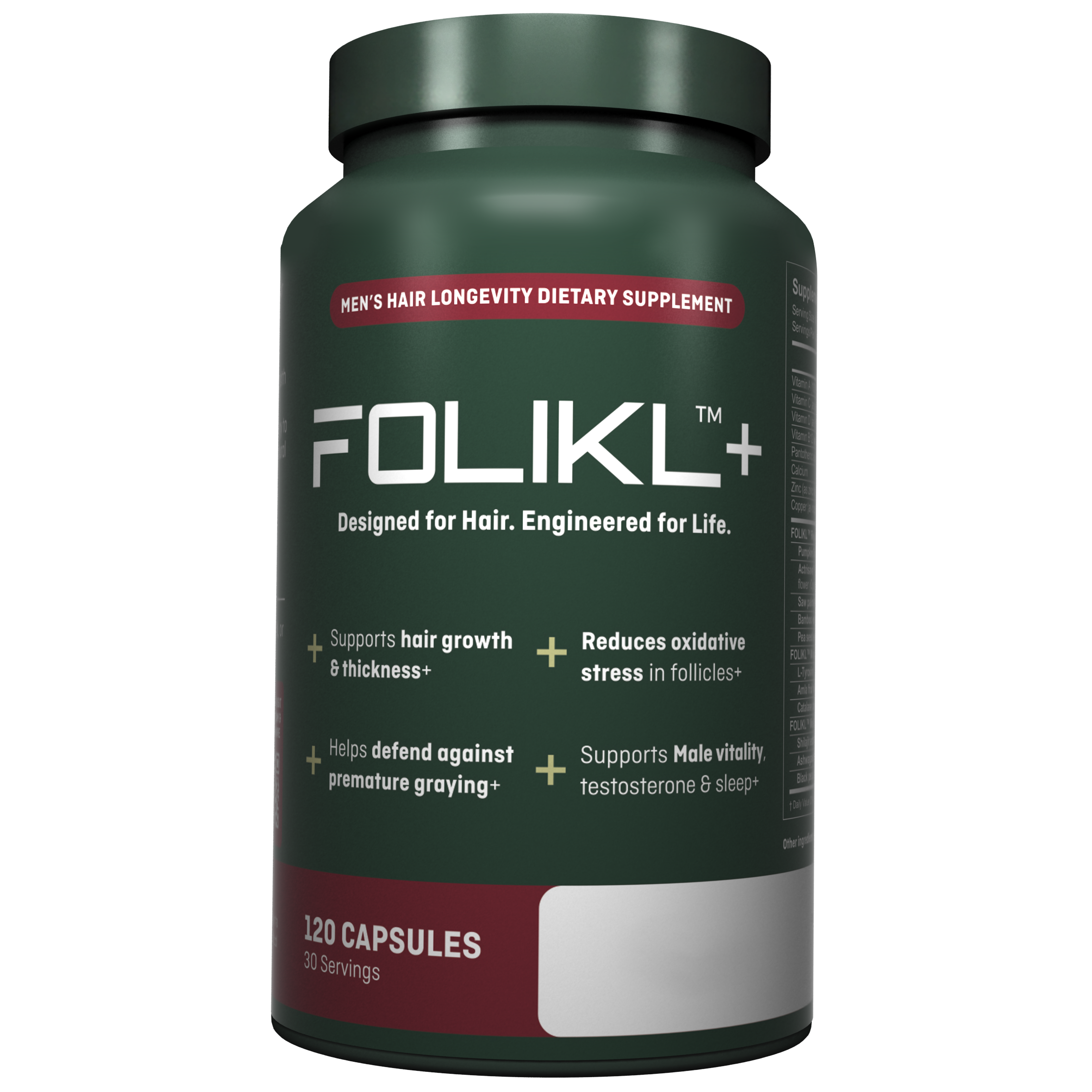 FOLIKL™ Men's Hair Longevity Supplement