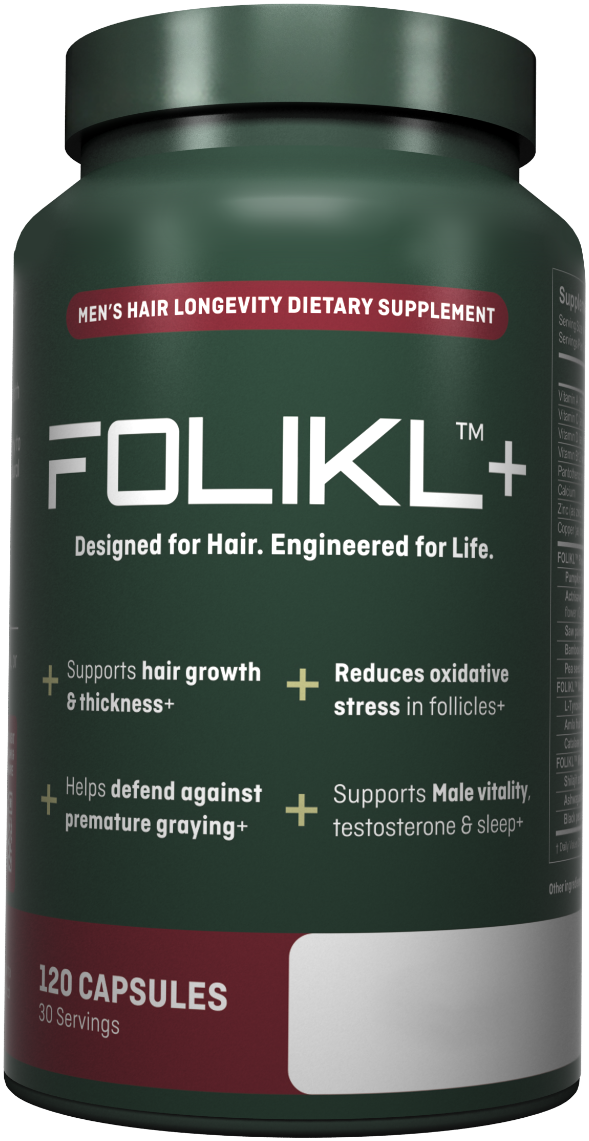FOLIKL™+ Men's Hair Longevity Supplement
