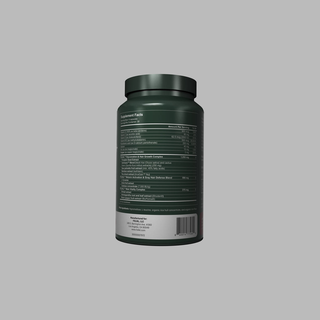 FOLIKL™+ Men's Hair Longevity Supplement
